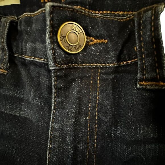 Kut from the Kloth ~ Carlo Ankle Skinny Jeans ~ unfinished hem ~ size 2 - Picture 3 of 16